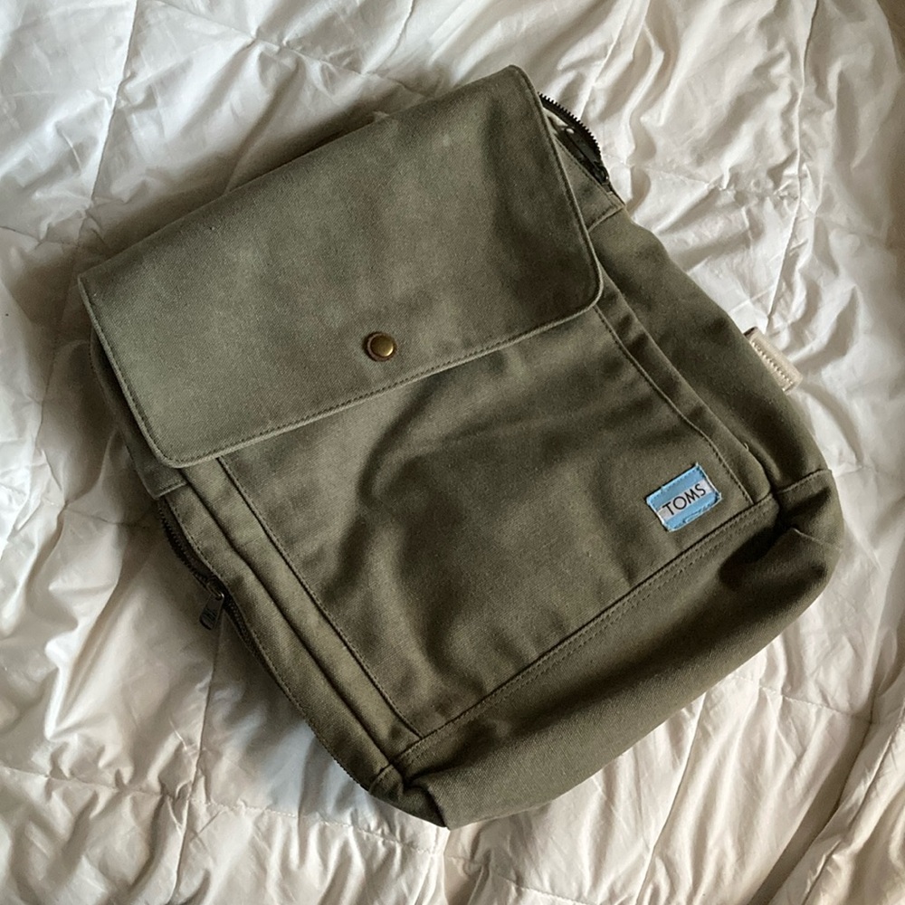 Tom’s canvas fabric backpack purse